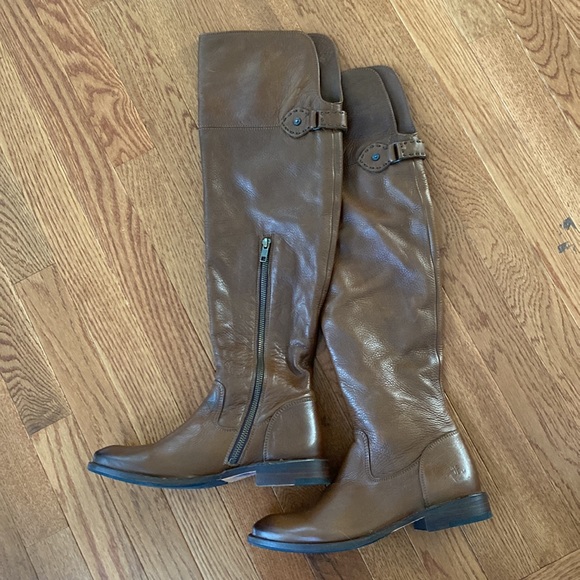 Frye Shirley Over the Knee brown knee boots, size 6.5 - Picture 4 of 6